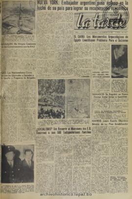 La Tarde, edición del 3 de febrero de 1960