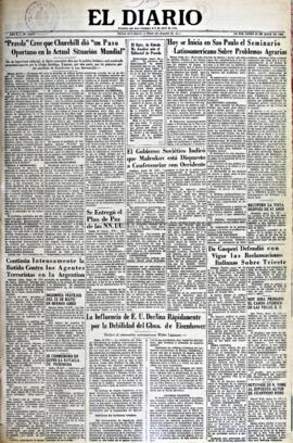 El Diario, edición del 25 de mayo de 1953
