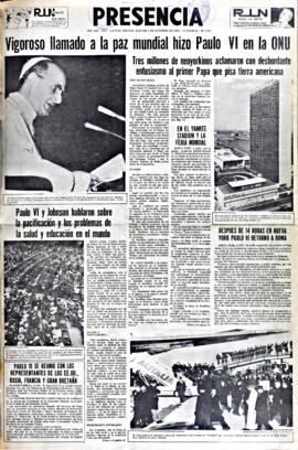 Presencia, edición del 5 de octubre de 1965