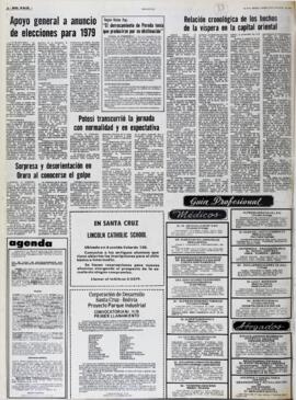 POTOSÍ TRANSCURRIÓ LA JORNADA CON NORMALIDAD Y EN EXPECTATIVA. (1978, 25 de noviembre). Presencia [La Paz, Bolivia], p. 2.