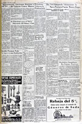 El Diario, edición del 1 de julio de 1951