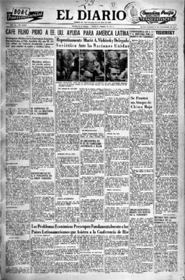 El Diario, edición del 23 de noviembre de 1954