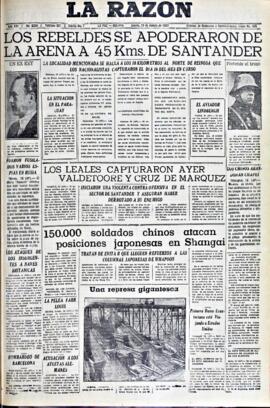 La Razón , edición del 19 de agosto de 1937