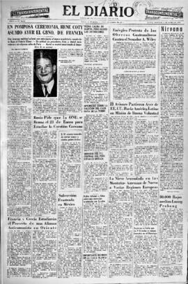 El Diario, edición del 17 de enero de 1954