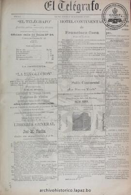 El Telegrafo, edición del 27 de diciembre de 1894