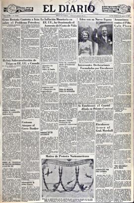 El Diario, edición del 23 de agosto de 1952