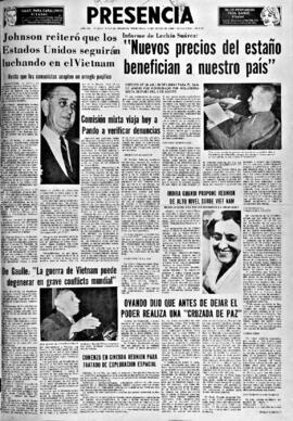 Presencia, edición del 13 de julio de 1966