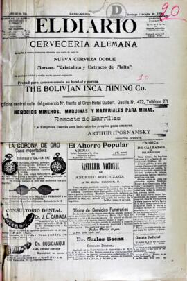 El Diario, edición del 1 de julio de 1906