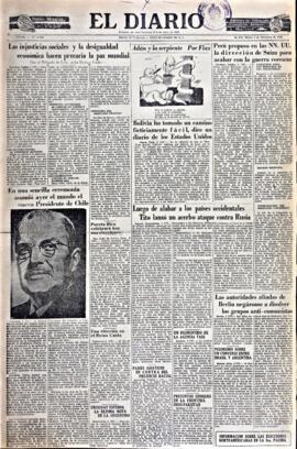El Diario, edición del 4 de noviembre de 1952
