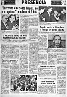 Presencia, edición del 12 de abril de 1966