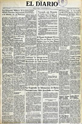 El Diario, edición del 27 de abril de 1953