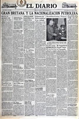 El Diario, edición del 30 de mayo de 1951