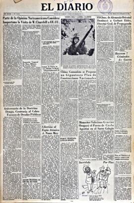 El Diario, edición del 30 de diciembre de 1952