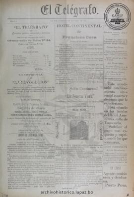 El Telegrafo, edición del 5 de octubre de 1894