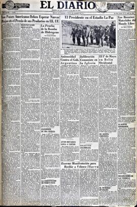 El Diario, edición del 28 de abril de 1952