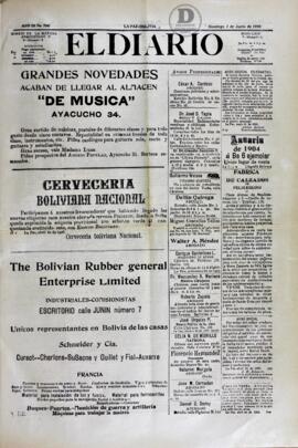 El Diario, edición del 3 de junio de 1906