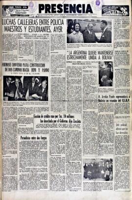 Presencia, edición del 17 de septiembre de 1964