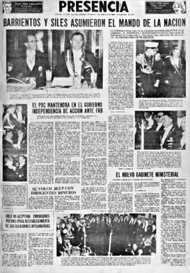 Presencia, edición del 7 de agosto de 1966