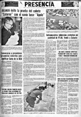Presencia, edición del 27 de febrero de 1966