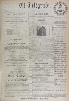 El Telegrafo, edición del 6 de julio de 1893