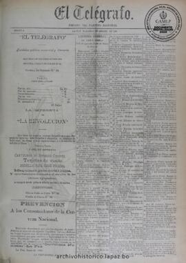 El Telegrafo, edición del 8 de agosto de 1896