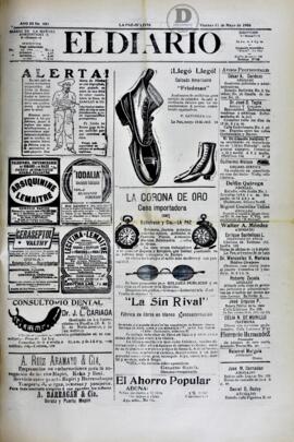 El Diario, edición del 11 de mayo de 1906