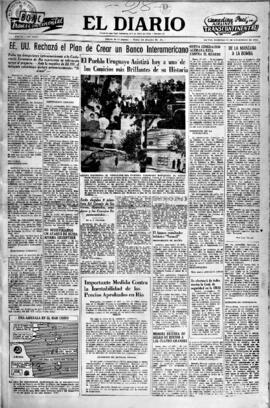 El Diario, edición del 28 de noviembre de 1954
