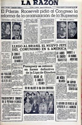 La Razón , edición del 6 de febrero de 1937