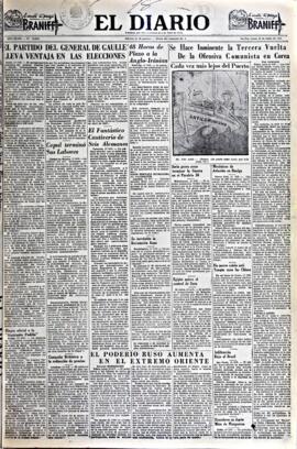 El Diario, edición del 18 de junio de 1951