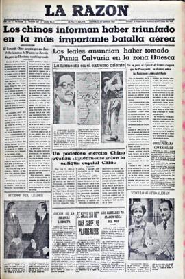 La Razón , edición del 22 de agosto de 1937