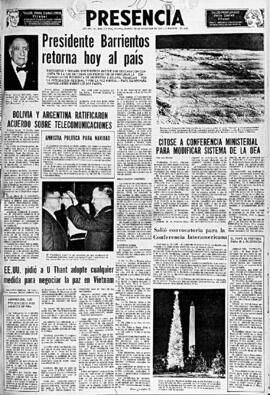 Presencia, edición del 20 de diciembre de 1966