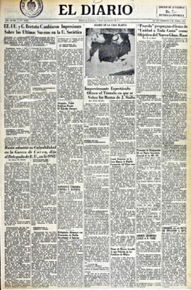 El Diario, edición del 8 de marzo de 1953