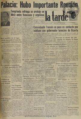 La Tarde, edición del 24 de julio de 1961