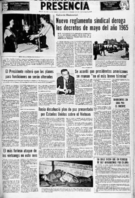 Presencia, edición del 24 de septiembre de 1966