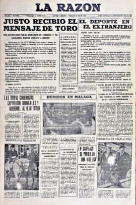 La Razón , edición del 20 de abril de 1937