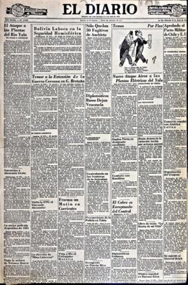 El Diario, edición del 25 de junio de 1952