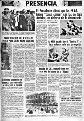 Presencia, edición del 15 de marzo de 1966