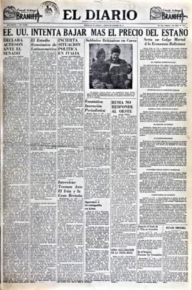 El Diario, edición del 2 de junio de 1951