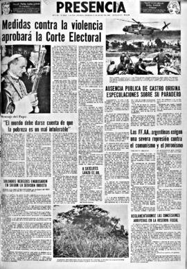 Presencia, edición del 17 de junio de 1966