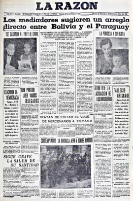 La Razón, edición del 27 de diciembre de 1936