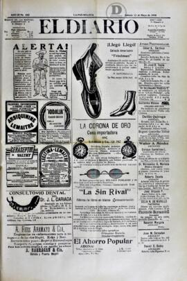 El Diario, edición del 12 de mayo de 1906