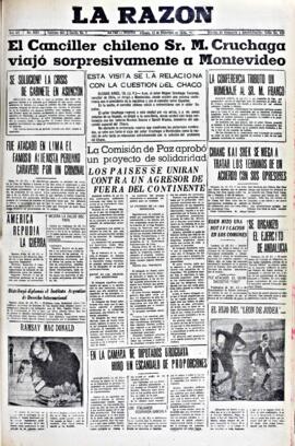La Razón, edición del 19 de diciembre de 1936