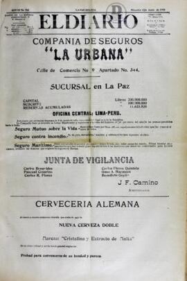 El Diario, edición del 6 de junio de 1906