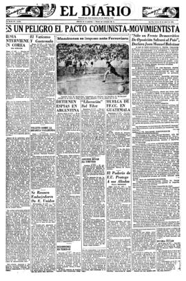 El Diario, edición del 23 de abril de 1951