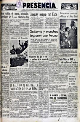 Presencia, edición del 9 de septiembre de 1964
