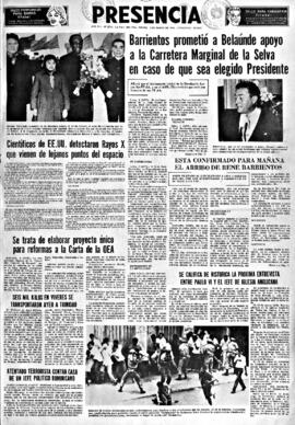 Presencia, edición del 3 de marzo de 1966