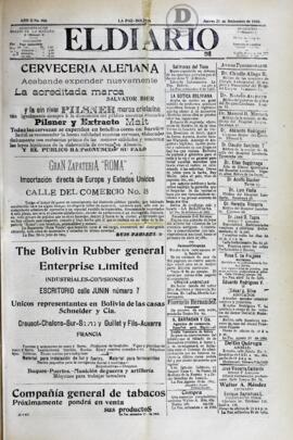 El Diario, edición del 21 de septiembre de 1905