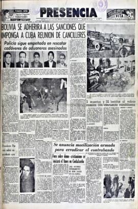 Presencia, edición del 9 de julio de 1964