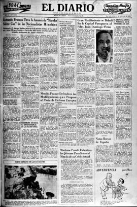 El Diario, edición del 16 de agosto de 1954