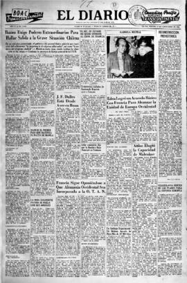 El Diario, edición del 17 de septiembre de 1954